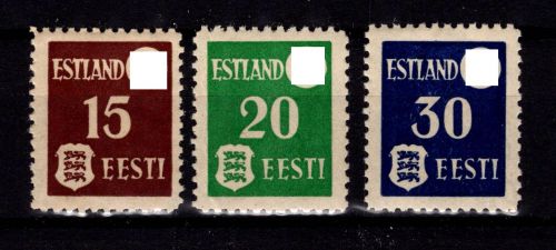 Deutsche Besetzung Estland 1-3 postfrisch #DBU87