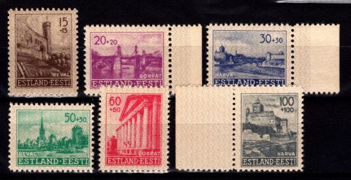 Deutsche Besetzung Estland 4-9 postfrisch #DBU88