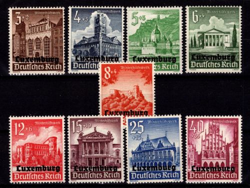 Deutsche Besetzung Luxemburg 33-41 postfrisch #DBU92