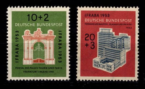 BRD Bund 171-172 postfrisch geprüft Schlegel BPP #DDC60