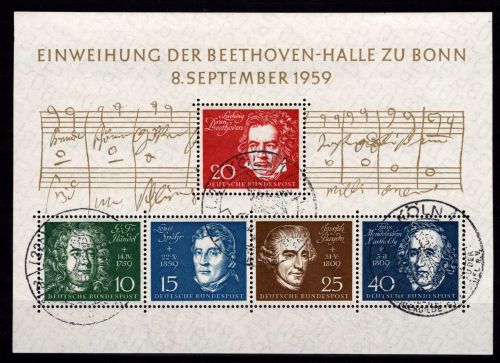 BRD Bund Block 2 gestempelt Köln Sonderstempel #DBU30