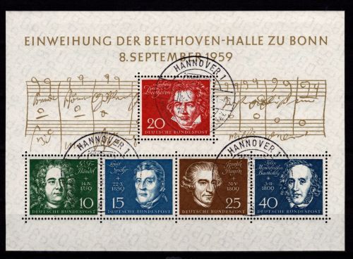 BRD Bund Block 2 gestempelt