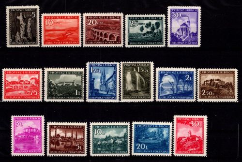 Deutsche Besetzung Laibach 45-60 postfrisch #DBU59