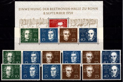 BRD Bund 315-319 postfrisch