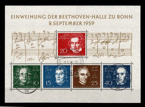 BRD Bund Block 2 gestempelt Berlin Charlottenburg 2 #DBT90