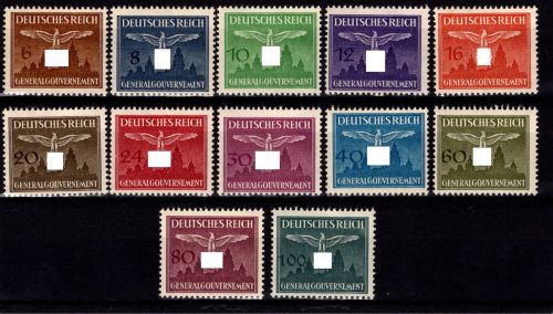 Generalgouvernement Portomarken 25-36 postfrisch #DBV01