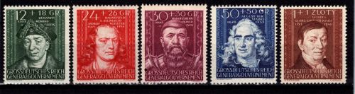 Generalgouvernement 120-124 postfrisch #DBV03