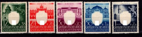 Generalgouvernement 105-109 postfrisch #DBV08