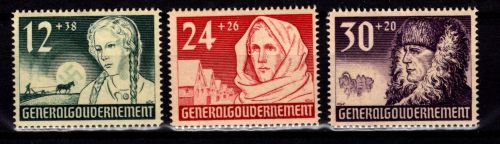 Generalgouvernement 56-58 postfrisch #DBV21