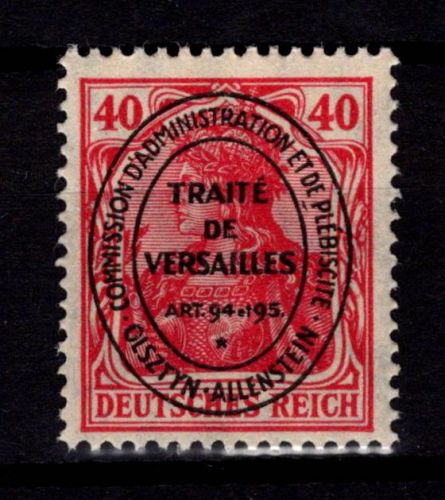 Allenstein I postfrisch Unverausgabte Ausgabe #DBV32