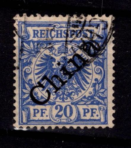 Deutsche Auslandspostämter China 4 I gestempelt