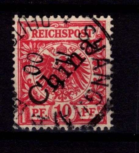 Deutsche Auslandspostämter China 3 I gestempelt #DBV54