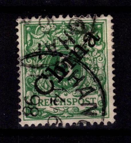 Deutsche Auslandspostämter China 2 I gestempelt