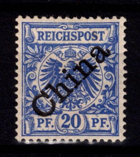 Deutsche Auslandspostämter China 4 I mit Falz #DBV67