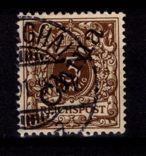 Deutsche Auslandspostämter China 1 II a gestempelt #DBV81