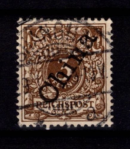 Deutsche Auslandspostämter China 1 II a gestempelt