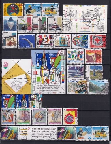 Schweiz Jahrgang 1999 gestempelt #DCJ12