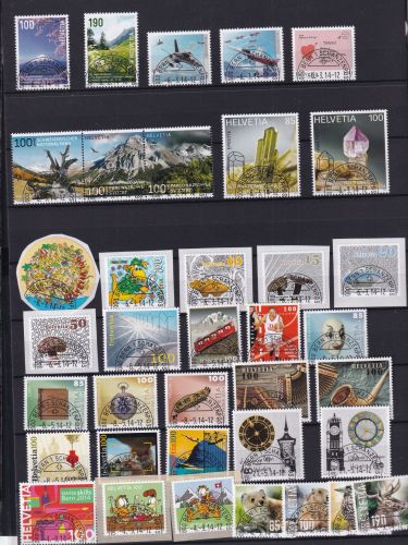 Schweiz Jahrgang 2014 gestempelt #DCJ27