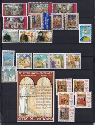 Vatikan Jahrgang 2001 ohne 1374 postfrisch #DCJ68
