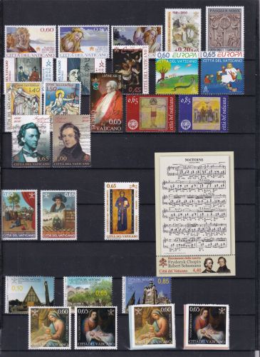 Vatikan Jahrgang 2010 ohne 1676 postfrisch #DCJ84