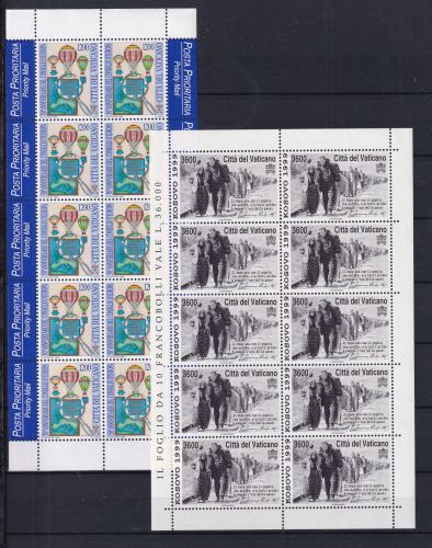 Vatikan 1283, 1302 postfrisch als Kleinbogen #DCJ88