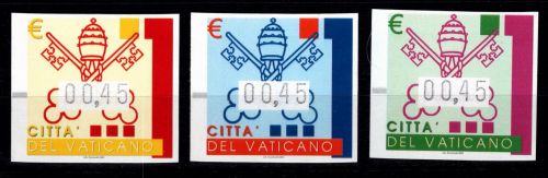 Vatkan Automarkenmarken 15-17 x+y postfrisch #DCK05