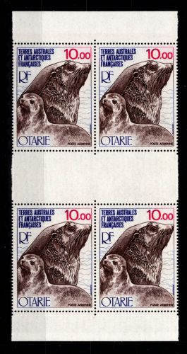 Französische Gebiete in der Antarktis (TAAF) 119 postfrisch im 4er Block #DCK28