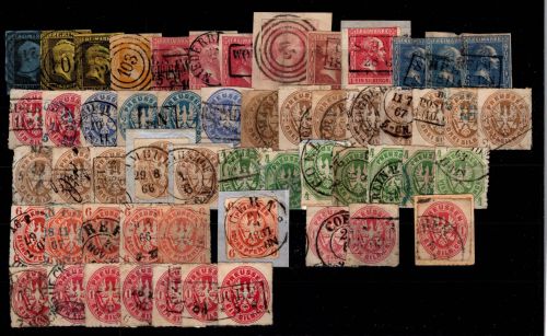 Preußen Lot ex 1-26 gestempelt