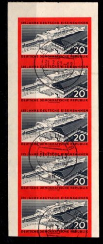 DDR 805 B gestempelt 5er Streifen #DCK33