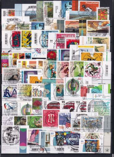 BRD Jahrgang 2020 komplett inkl Selbstklebender gestempelt viele Ränder #DCK44