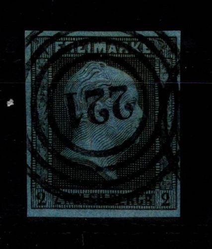 Preußen 3 gestempelt N4 221 "Calau" #DCW04