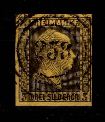 Preußen 4 gestempelt N4 258 "Köln" #DCW42