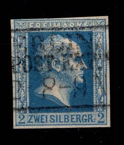 Preußen 7 gestempelt R3 Berlin Post Exped. #DCW45