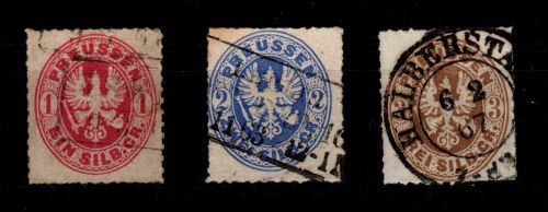 Preußen 16-18 gestempelt
