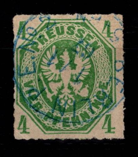Preußen 14 gestempelt leichte Mängel #DCW75