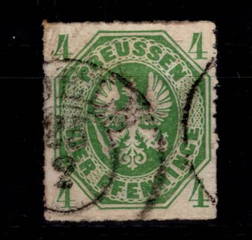 Preußen 14 gestempelt leichte Mängel #DCW77