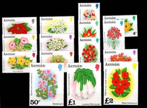 Ascension 276-290 I postfrisch Motiv Blumen #DCY35