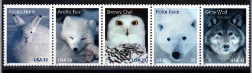 USA 3094-3098 postfrisch Motiv Schneetiere #DCY44