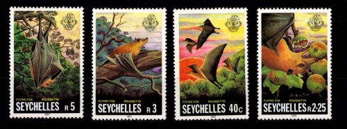 Seychellen 494-497 postfrisch Motiv Fledermäuse #DCY52