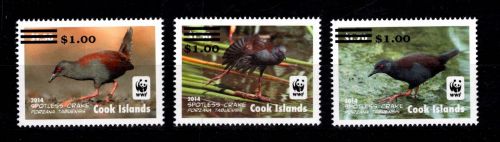 Cook Inseln 2120-2125 postfrisch Motiv Vögel #DCY54