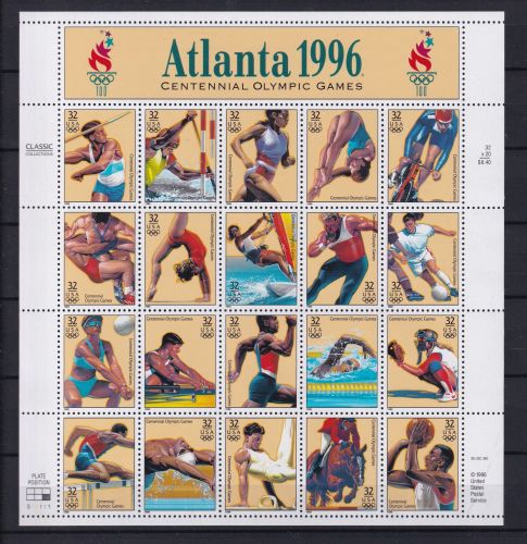 USA 2705-2724 KB postfrisch Kleinbogen, Motive Olymia 2000 #DCY66