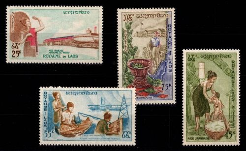 Laos 155-158 postfrisch #DCY78