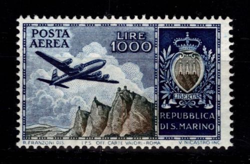 San Marino 512 postfrisch Motiv Flugzeuge #DCZ22