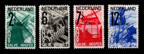 Niederlande 249-252 mit Falz Motiv Kunst #DCZ32