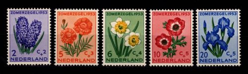 Niederlande 607-611 postfrisch Motiv Blumen #DCZ36