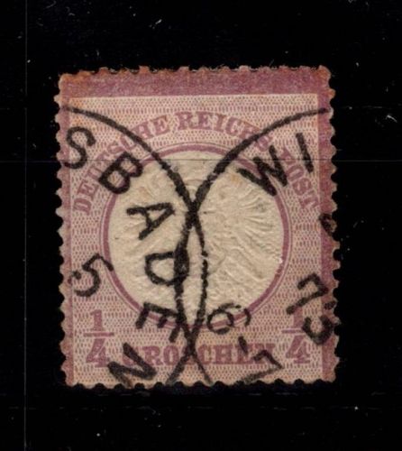 Deutsches Reich 16 gestempelt Mängel #DDC95