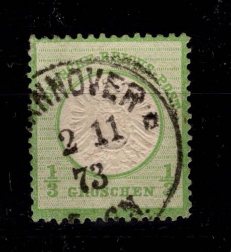 Deutsches Reich 17 a gestempelt leichte Mängel geprüft Brugger BPP #DDC96