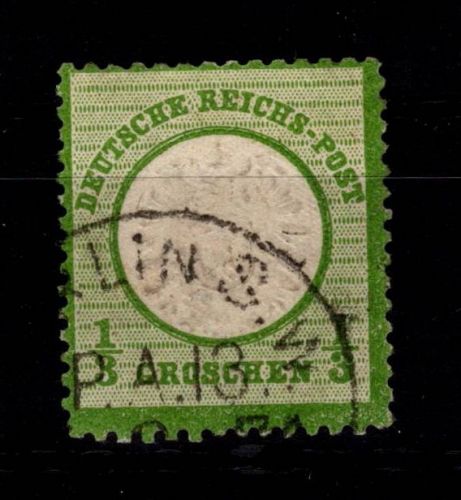 Deutsches Reich 17 a gestempelt geprüft Krug BPP #DDD07