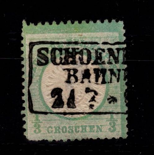 Deutsches Reich 17 a gestempelt Mängel #DDD09