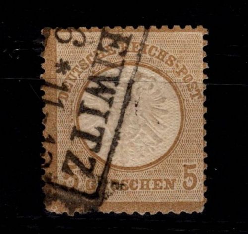 Deutsches Reich 22 gestempelt leichte Mängel, geprüft Sommer BPP #DDD15